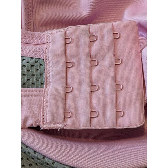 Pink and Gray Women's Sports Bra - Picture 8 of 10